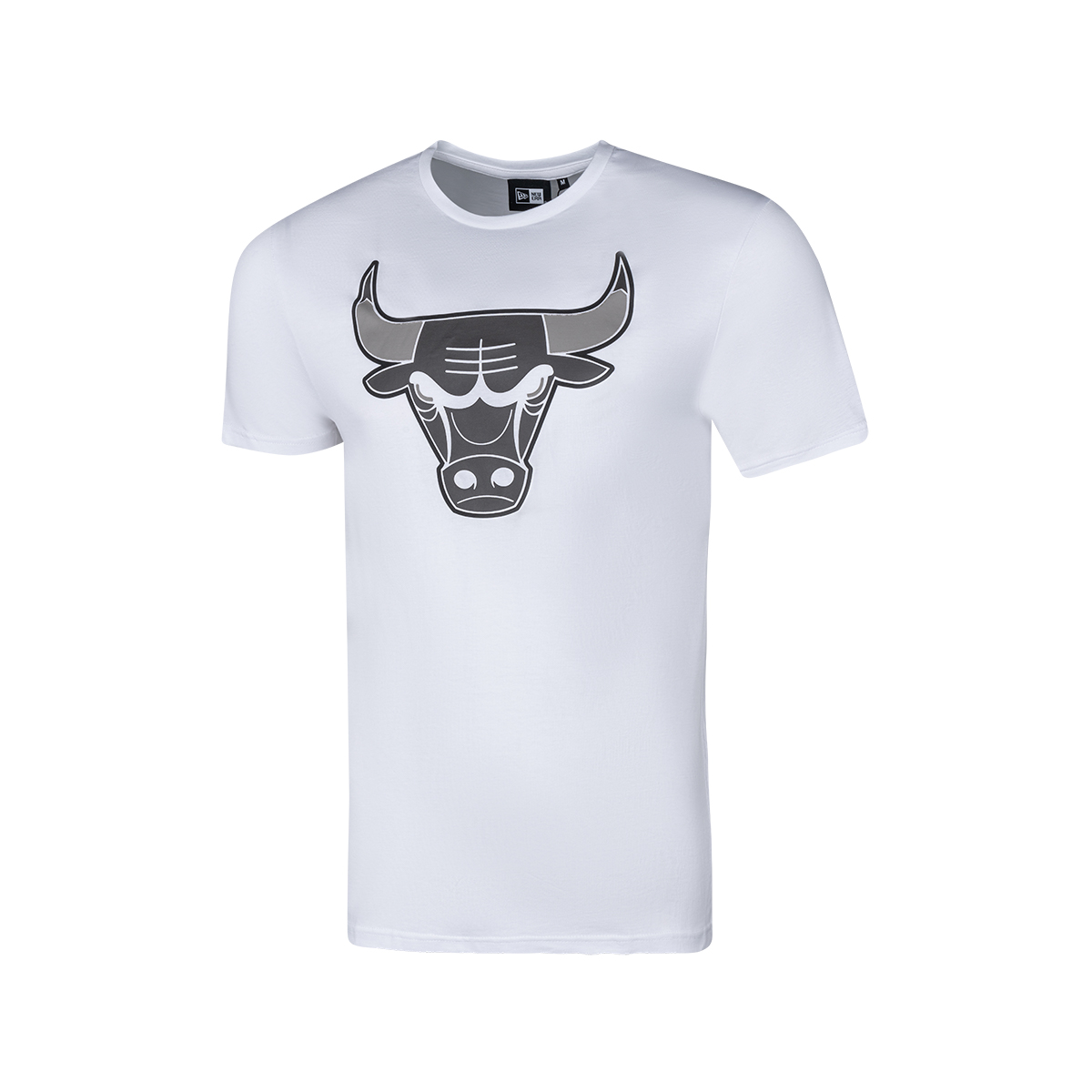 T-Shirt New Era Outline Logo NBA Chicago Bulls - White/Black - men´s 