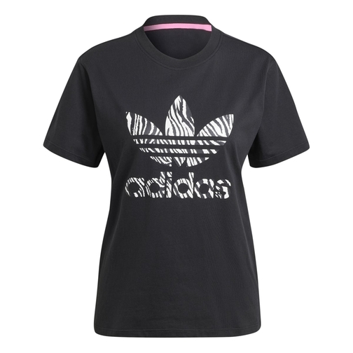 Adidas Zebra Animal Print Infill Women s T Shirt