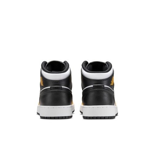 Yellow and black on sale jordan 1 grade school